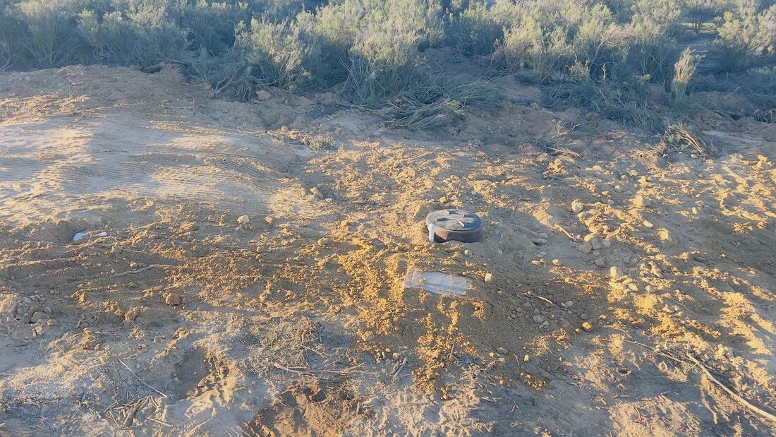 Sistema de tratamiento de aguas residuales de un módulo instalado en terreno campestre de El Hongo, Baja California